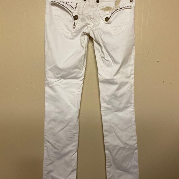 Robin’s Jeans White Skinny Jeans Ladies 24 - Picture 5 of 5